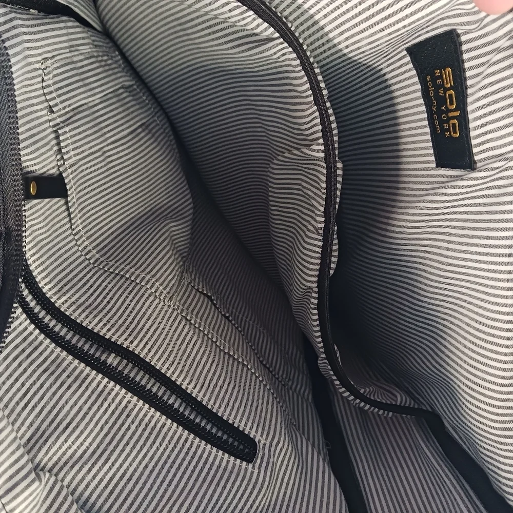 Solo New York Hybrid Tote Backpack Luggage Strap Laptop Travel NWOT School